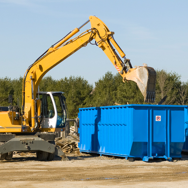 can i choose the location where the residential dumpster will be placed in Massanutten